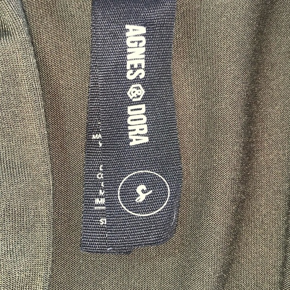 AGNES & DORA Cascade vest, knee length, olive, waterfall front S EUC - Picture 10 of 15